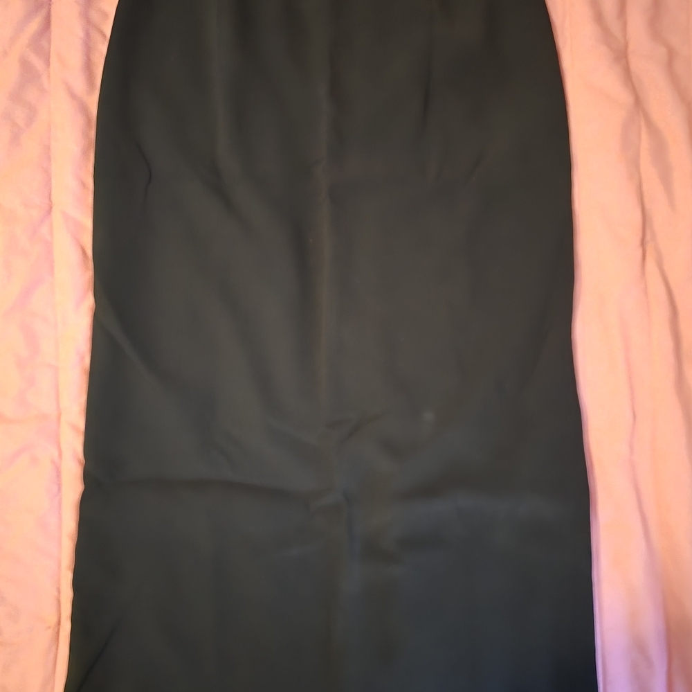 Elegant Black A-Line Skirt